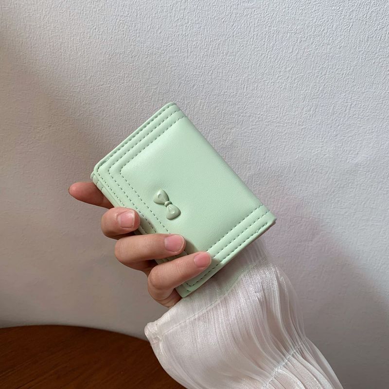 かわいい風リボン小 70% off レディース財布 ins 70% off 多機能大容量軽量コンパクト小銭入れ|undefined