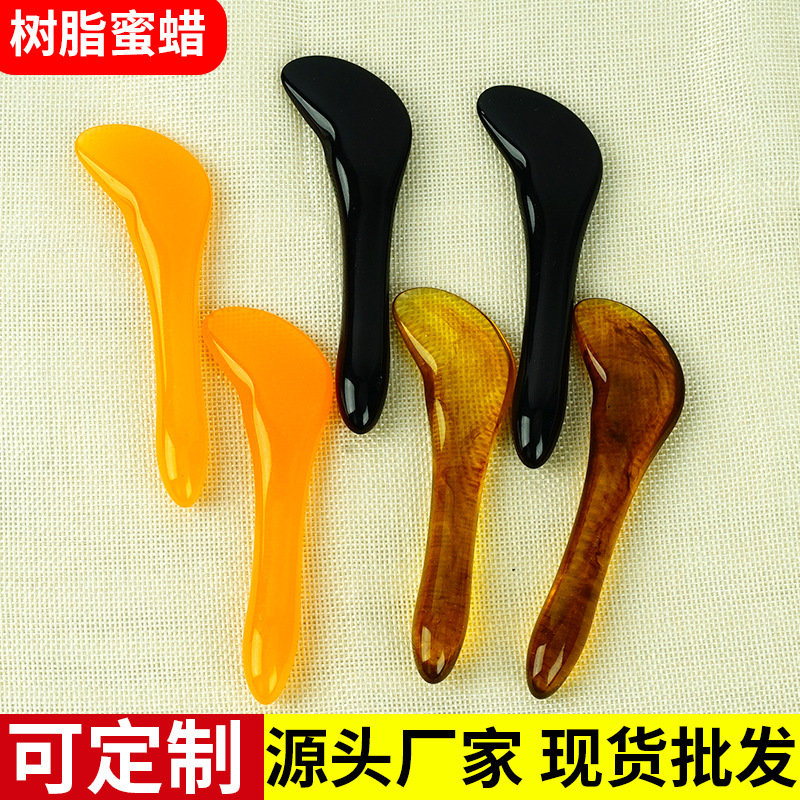 Resin Beeswax Massage Muscle Stick Face Pat Scraping Beauty Points Press Acupoint 7-shaped Knife Shoulder Muscle Meridians Resin Beeswax Massage Muscle Stick Face Pat Scraping Beauty Points Press Acupoint 7-shaped Knife Shoulder Muscle Meridians