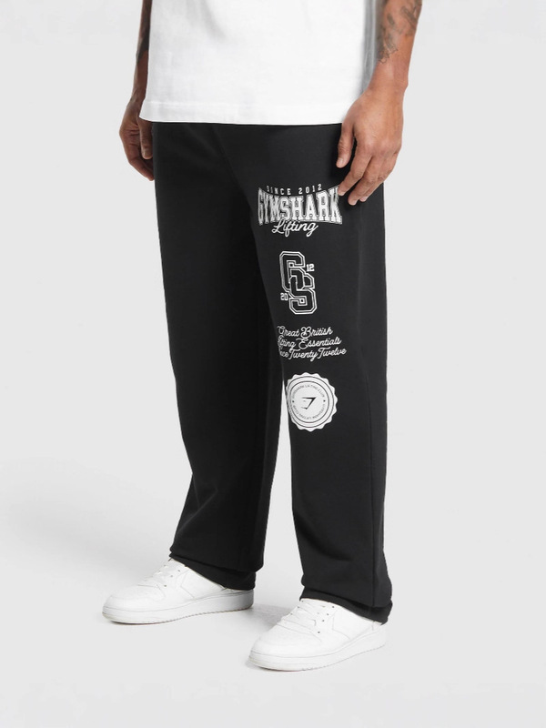 Gymshark Men's Sports Pants Jogger Gym Muscle Bodybuilding Casual Pants Printed Long Pants