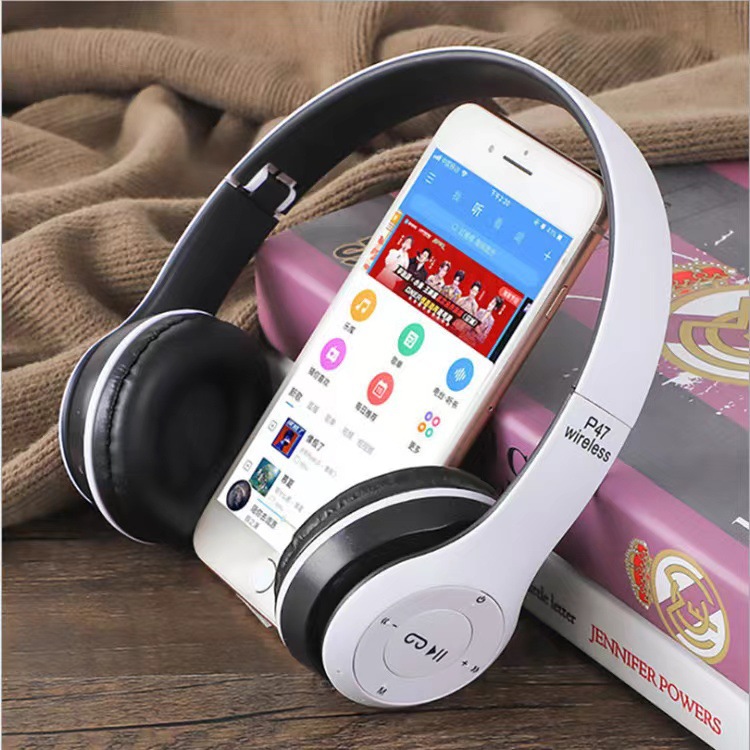 Auriculares Bluetooth inalámbricos P47 calientes transfronterizos con auriculares subwoofer auriculares de música auriculares universales auriculares Bluetooth