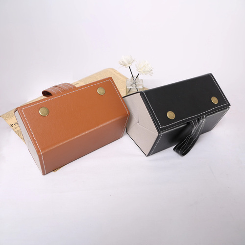 Creative Five-Grid Folding Eyeglass Case, High-End Eyeglass Case with Sunglasses, Multi-Compartment Eyeglass Storage