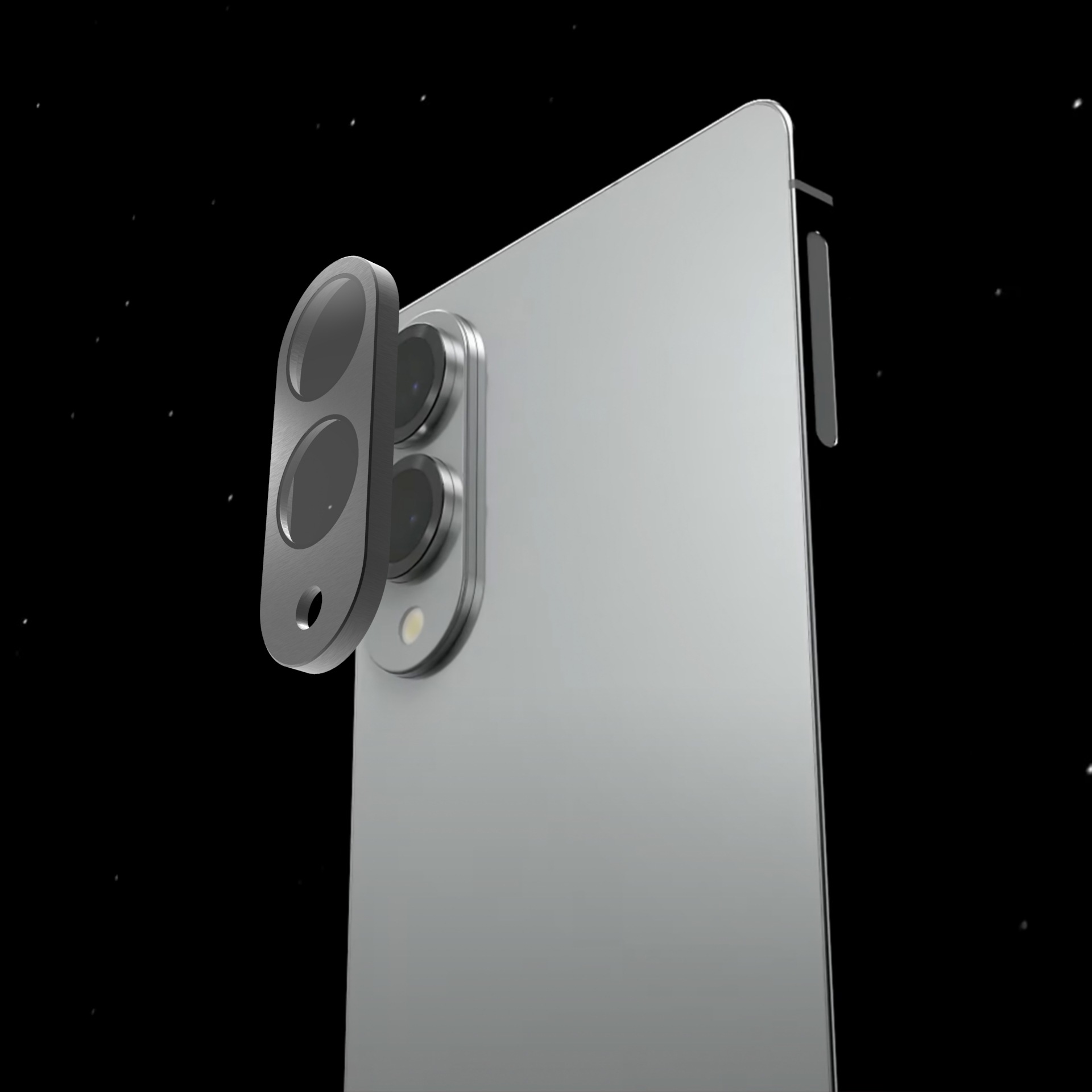 Aplicable a la película de lente metálica integrada Samsung S25Edge, película protectora de cobertura completa para la cámara trasera Galaxy
