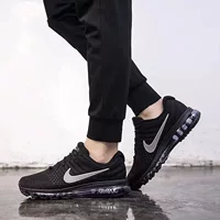 Мужская и женская обувь Feiwei на воздушной подушке Air Max2017, кроссовки для бега на полной длине с воздушной подушкой и амортизирующей сеткой для спорта и отдыха, осенний стиль