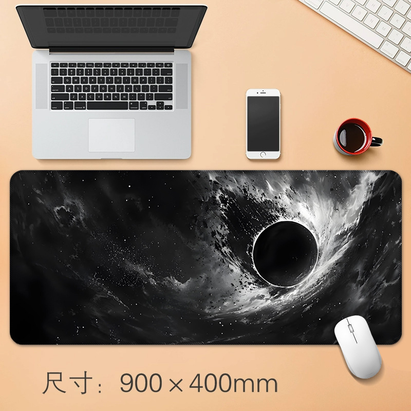 ソース工場直販抽象ダークスピンデスクパッド防水高価値マウスパッド大型オフィスマウスパッド|undefined