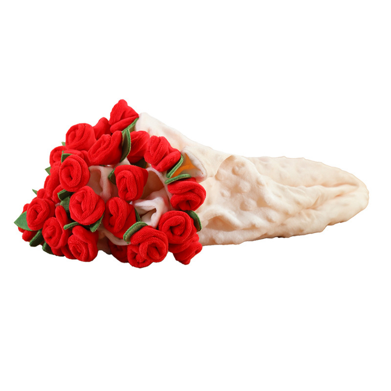 Rose ramo manta tejida a mano DIY material paquete de lana ganchillo flor manta aguja hooch chal