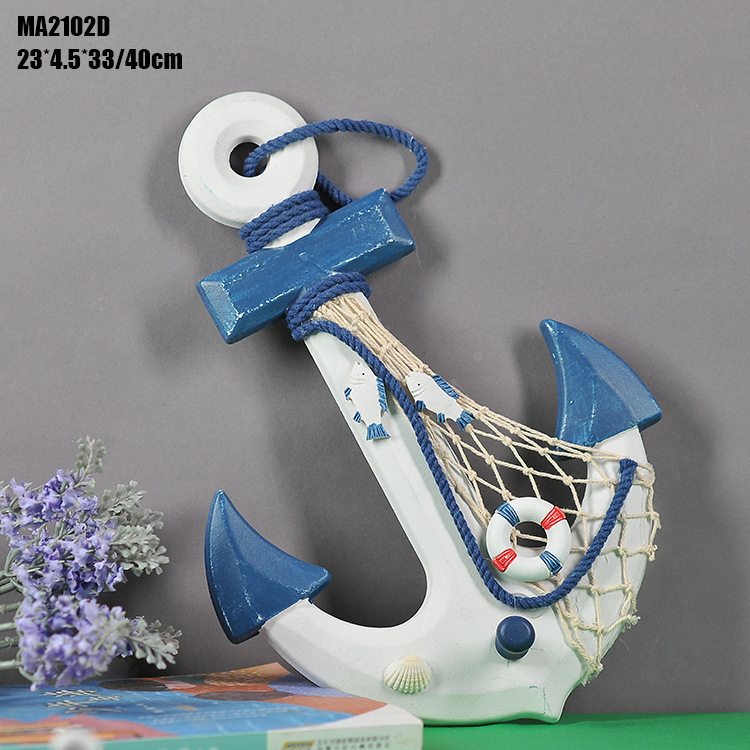[Small wholesale] 33cm anchor Mediterranean anchor decorative clothes hook home ornaments anchor decorative 2120
