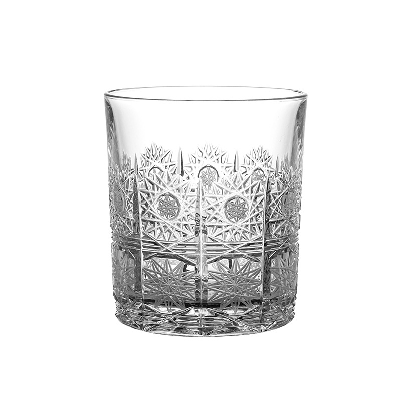 Caja de regalo de tazas de cristal de importación checa, tazas de whisky talladas a mano, regalos de negocios, regalos de regalo
