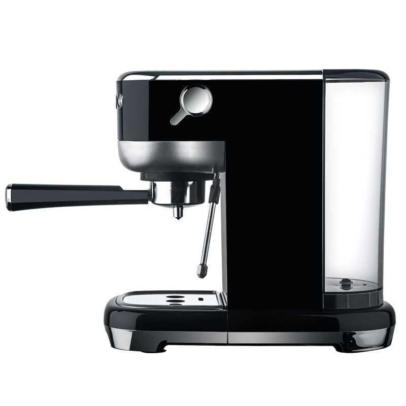 Cafetera italiana de 1350W, semiautomática, espumador de leche doméstico pequeño, transfronterizo, 20 bares, control de temperatura