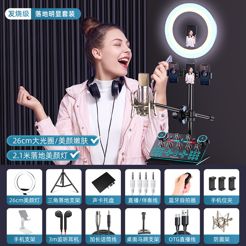 人気v19サウンドカード生放送設備サウンドカードセット|undefined