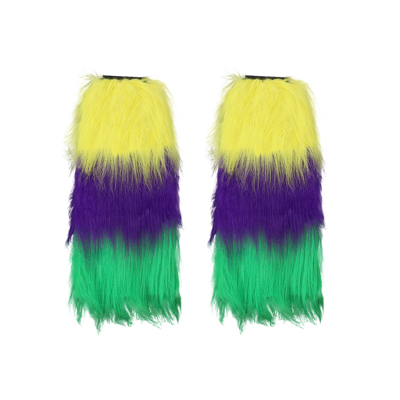 Explosiones transfronterizas de carnaval correa de pelo tricolor plumas buckle bandera falda set fiesta accesorios de maquillaje