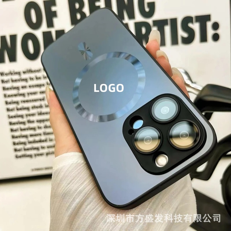 iPhone17promax用ケース、磁気吸着AGナノマット肌触りレンズフィルム、Apple16保護ケース|undefined
