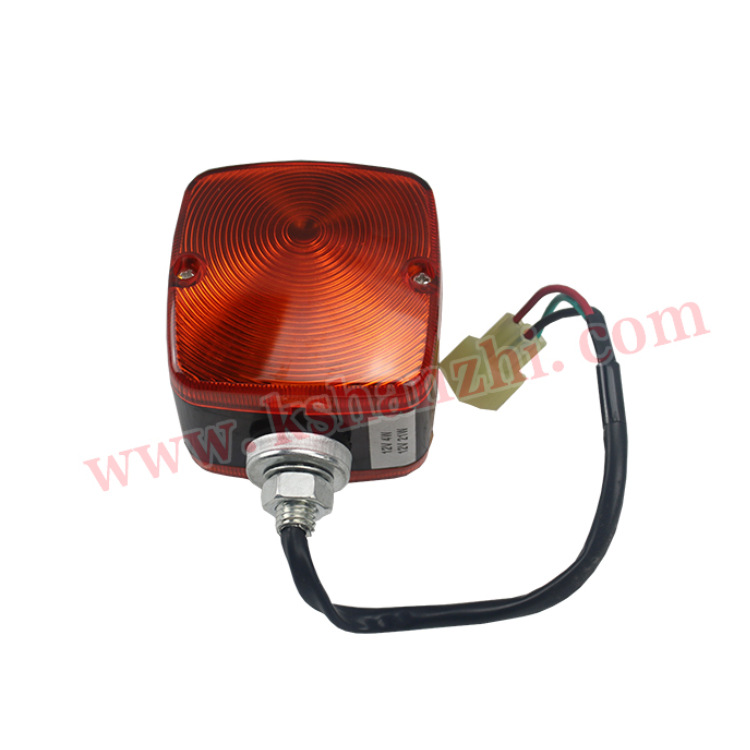 Luz de dirección de carretilla elevadora 37B - 1E-H2011 para Komatsu14 16 generación de accesorios de carretilla elevadora 12V lámpara delantera pequeña luz de doble cara