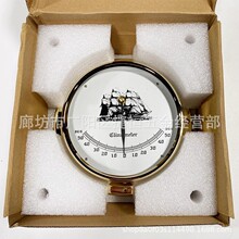 航海仪器三指针式铜壳200MM船用倾斜仪钟式 IMPA370241定位倾斜计