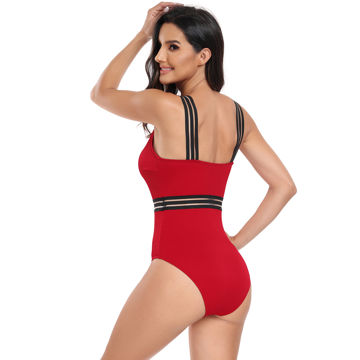 Women's Basic Modern Style Solid Color 1 Piece One Piece Swimwear display picture 18