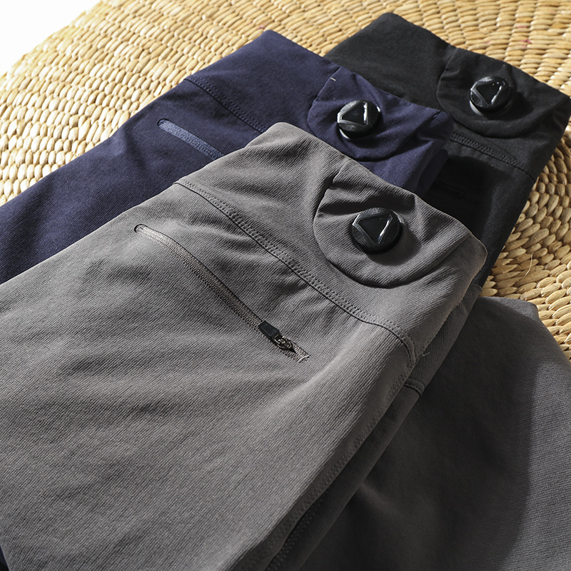 飛禽猛貨旋鈕調節秋季新品男士防風防水戶外運動休閒褲百搭長褲男