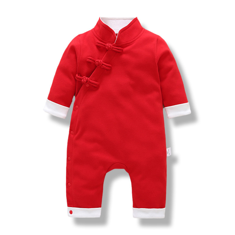 婴儿百天宝宝衣服公主哈衣春秋爬服新生儿满月连体衣外出春装外出|undefined