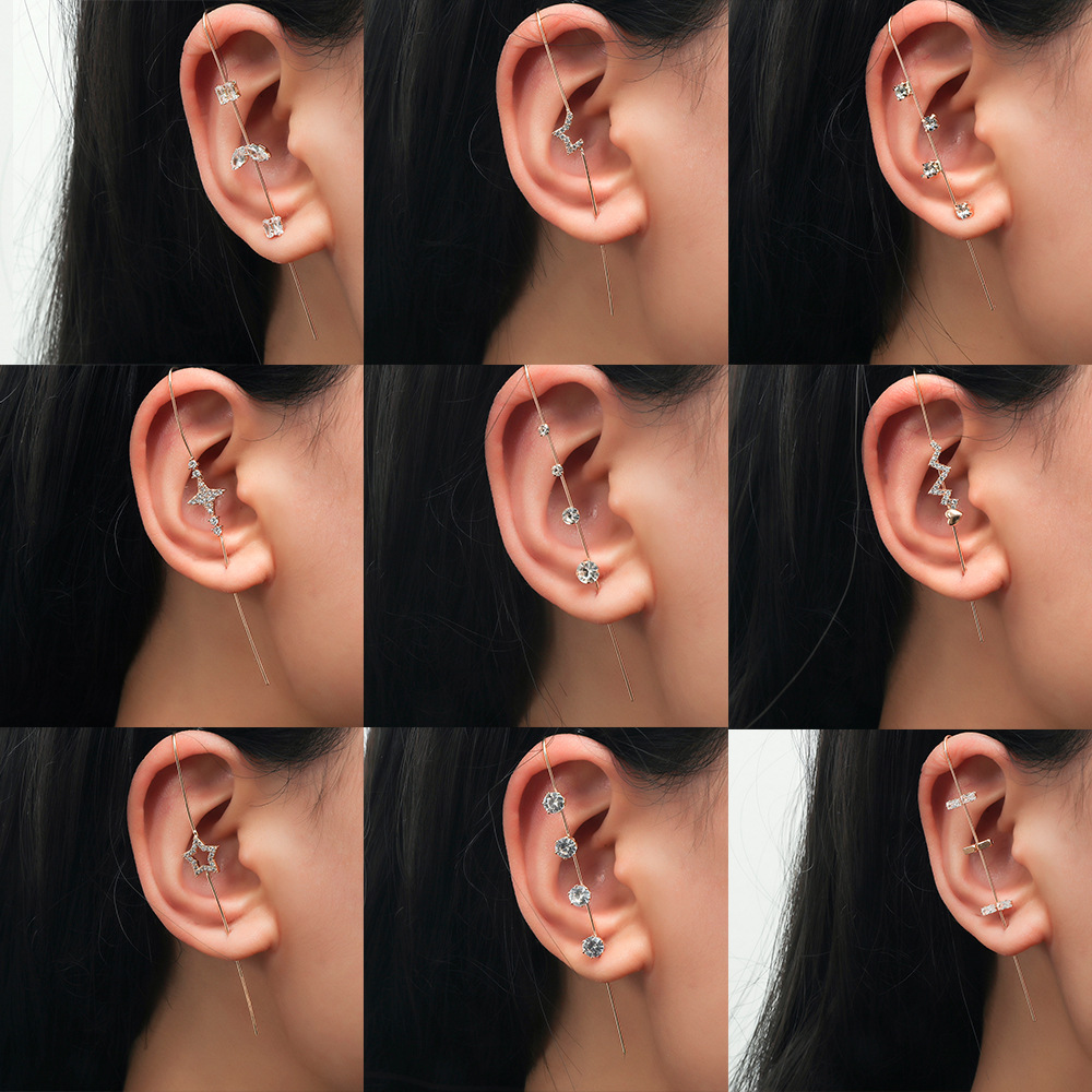 Holiday, Daily Occasion 1 Piece Ear Cartilage Rings & Studs Vintage Style Geometric Copper Ear Cartilage Rings & Studs