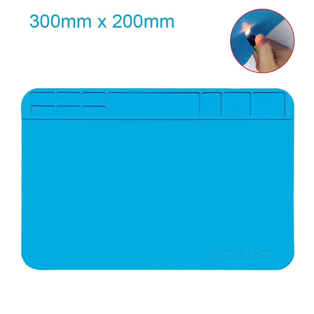 Мобильный телефон ремонт компьютера Рабочая площадка высокотемпературная устойчивая Силиконовая накладка теплоизоляционная накладка Воздушный пистолет паяльник сварочный стол накладка оптом