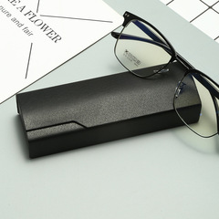 Fashion Pure Color Few Mouth Model Optical Glasses Box Handmade Box Square Sunglasses Case for Men and Women