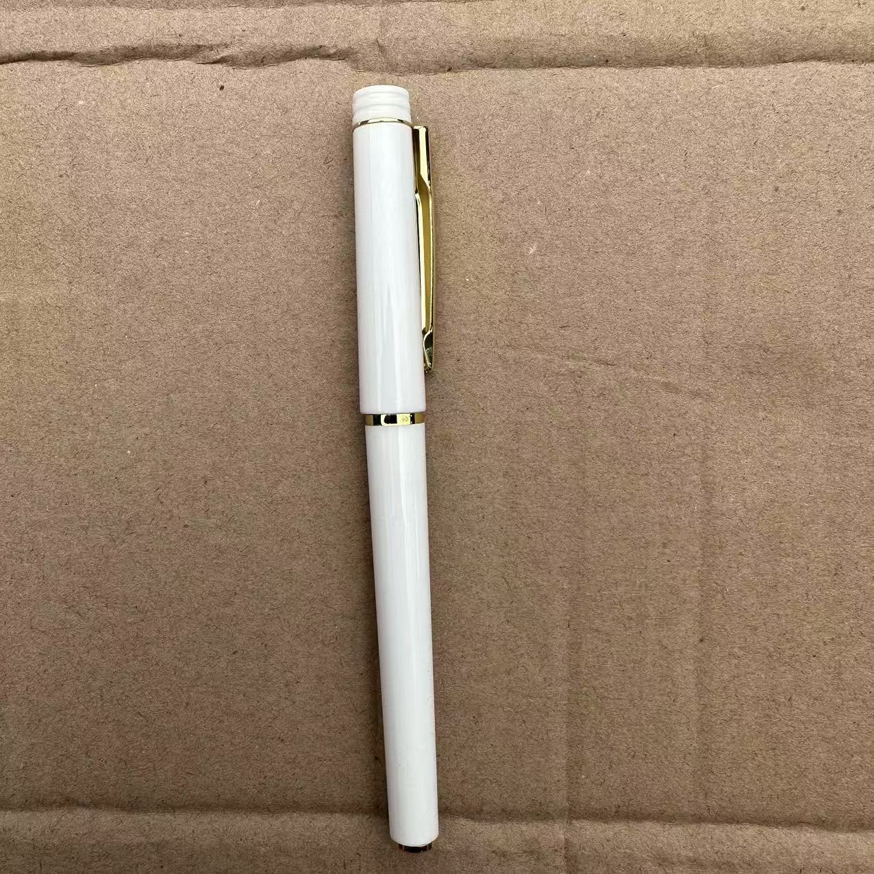High-end bolígrafo neutro de alta textura bolígrafo neutro pesado sensación de firma comercial regalo bolígrafo publicitario impresión lo