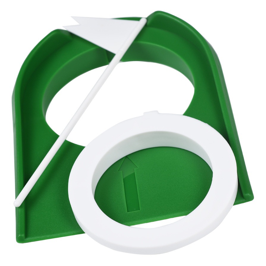 Golf putter Placa de putter de plástico de la placa de putter Golf desmontable