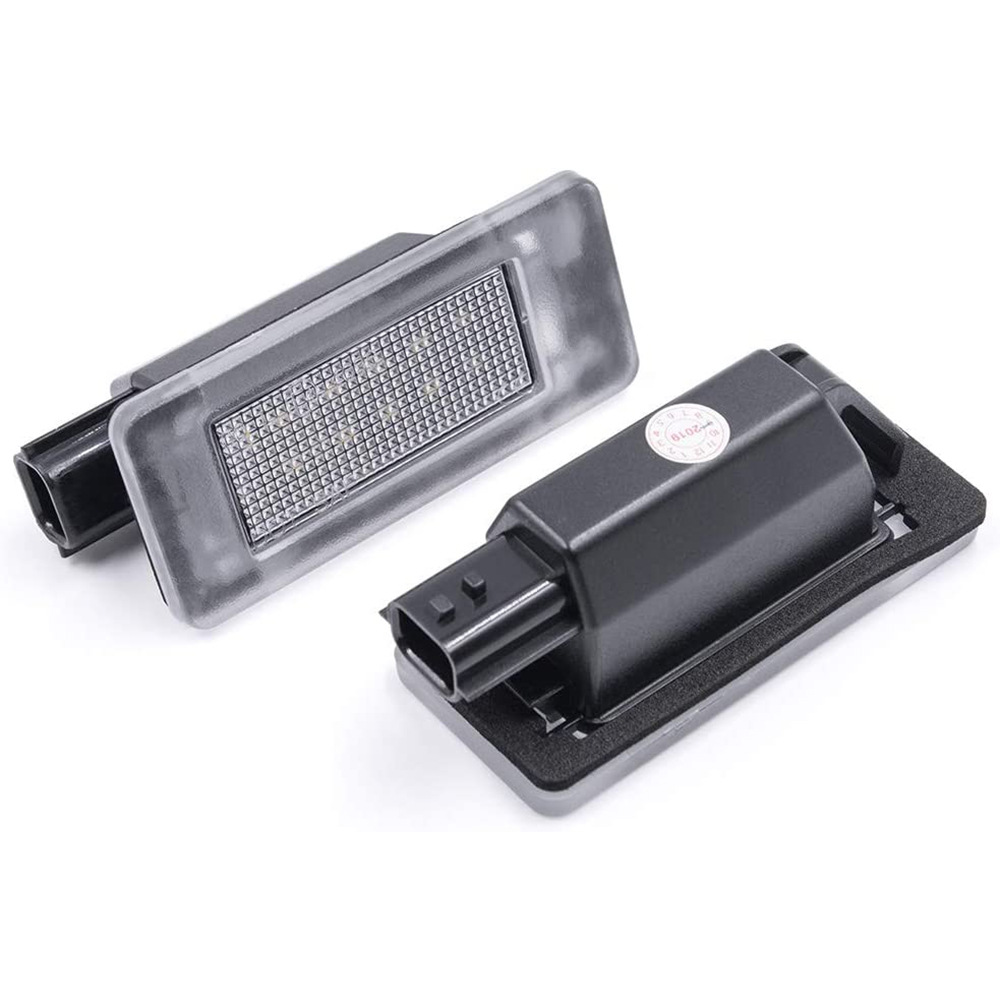2Pcs18 Lights Black Led License Plate Light Suitable for Nissan Serena C27 16-19 Years Cross-Border Hot Sale