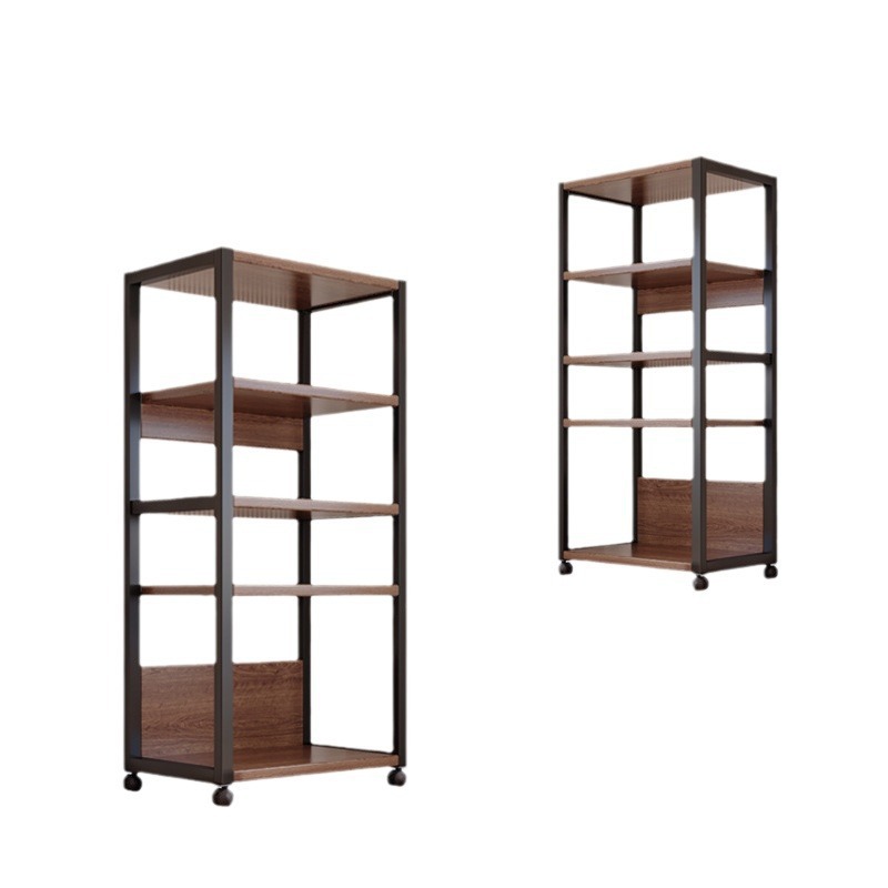 Estante de almacenamiento estante de piso móvil multicapa estante de exhibición de sala de estar doméstica estante de exhibición estante de almacenamiento de balcón supermercado