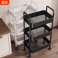 不锈钢推车置物架碳钢美容院多层承重收纳车置物架可移动小推车