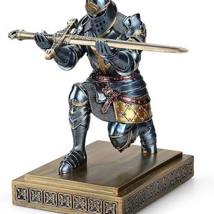 New Executive Knight Pen Holder Creative Pen Insert Office Desk Decoration Pen Holder Birthday Gift Samurai Simple