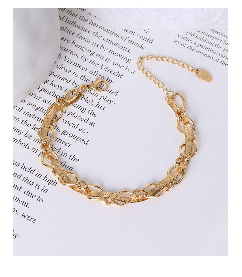 Fashion Geometric Solid Color Titanium Steel Plating Womenu0027S Bracelets Necklace