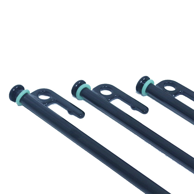 Acampar al aire libre uñas de tierra apertura nocturna de silicona O-tipo apertura luminosa anillo fluorescente anillo de advertencia de pesca nocturna anillo de uñas de campamento