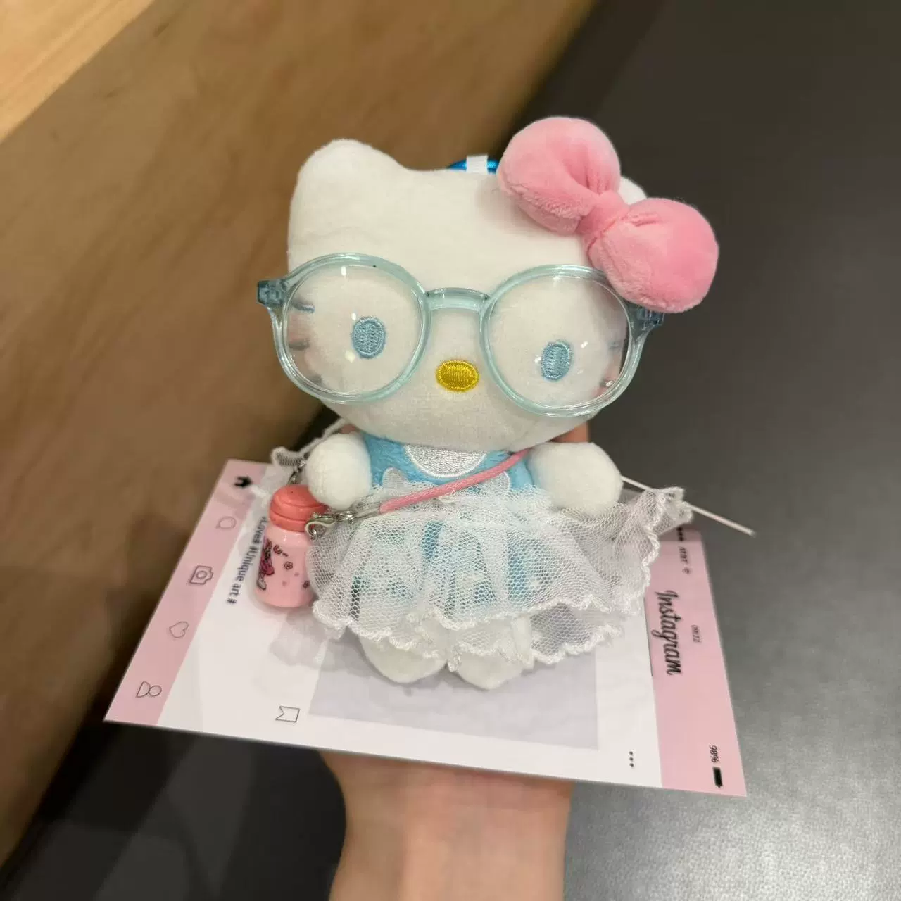 Hello Kitty, sanrio, оригинальная плюшевая подвеска, кукла, брелок, украшение сумки