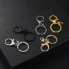 Modern and minimalistic metal keychain with zipper, car keys, accessory with accessories, wholesale