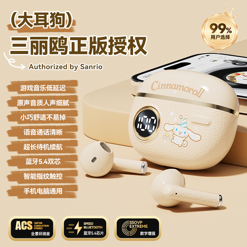 サンリオ正規版はbluetoothイヤホンを許可しています。|undefined