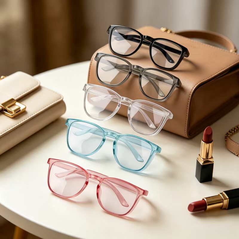 Anti-Pollen, Wind-Proof and Sand-Proof Glasses, Transparent Goggles, Anti-Fog, Anti-Blue Light Windshield, Flat Mirror, Safety Protection