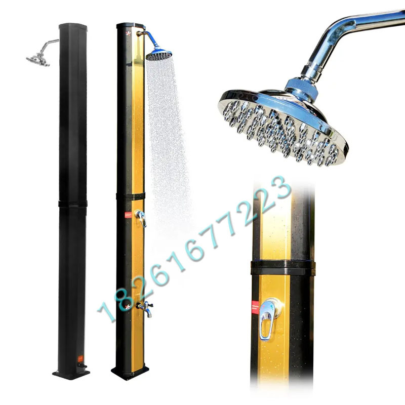 35L columna de ducha solar al aire libre precio de fábrica sin panel solar verde productos de protección ambiental