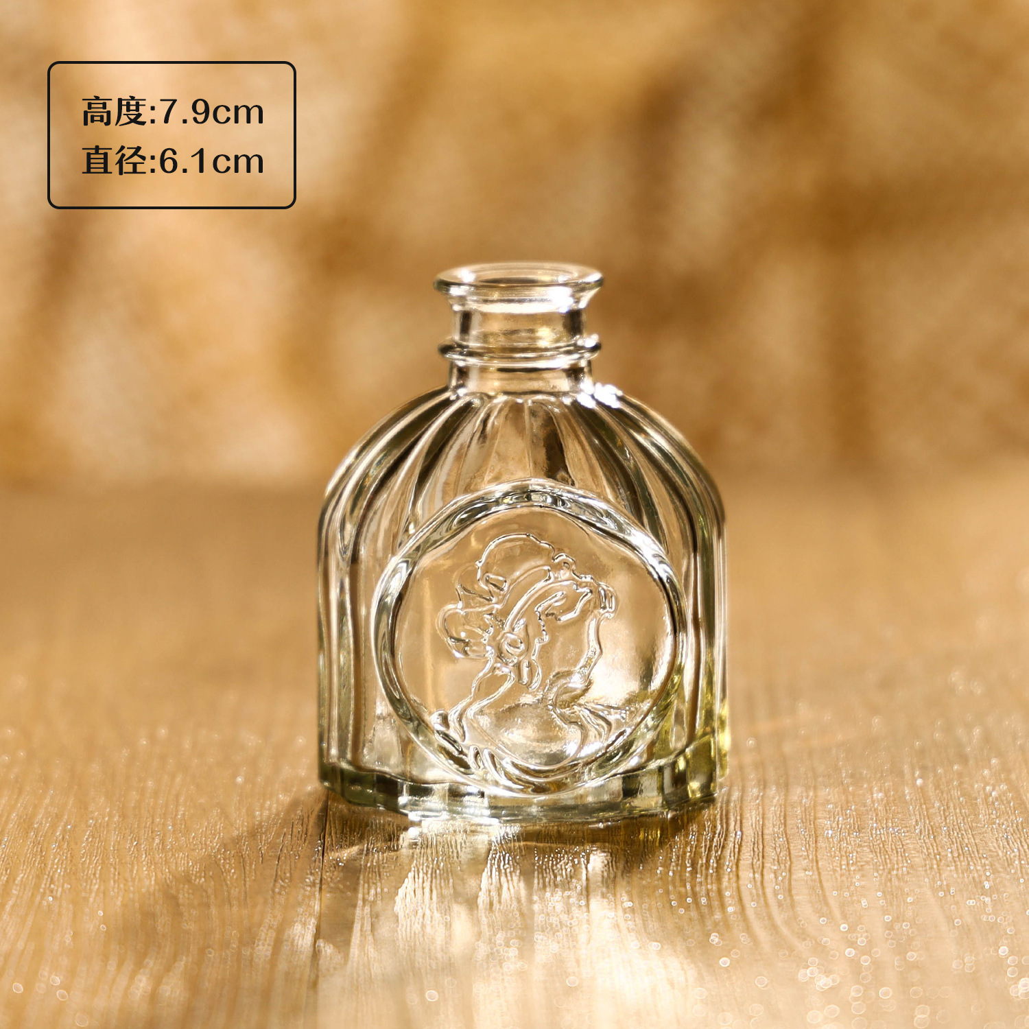 Vaso de vidrio decorativo transparente nórdico ins viento sala de estar decoración creativa vasijas de vidrio flores secas al por mayor hidroponic