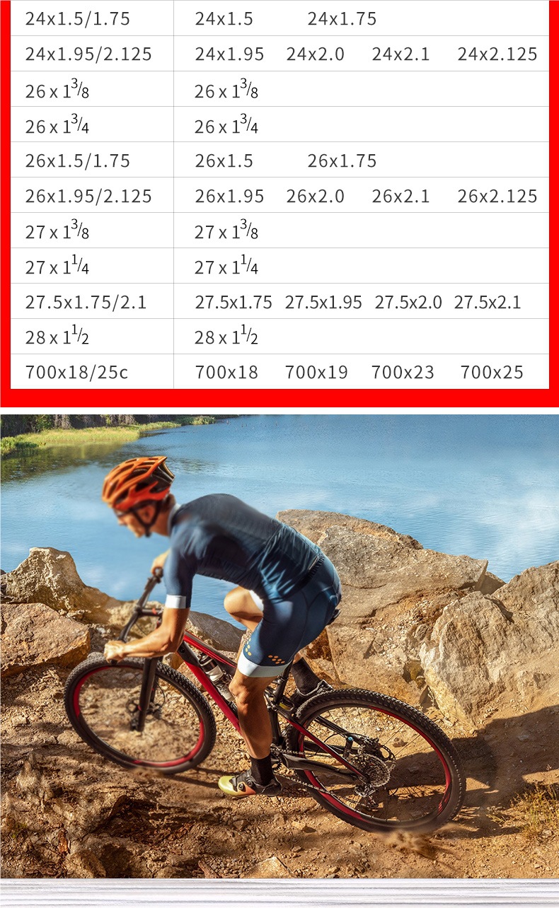 Chaoyang Bicycle Tires 12/14/16/20/24/ 26inch X1.50/1.75/1.95 Mountain Bike Inner and Outer Tires