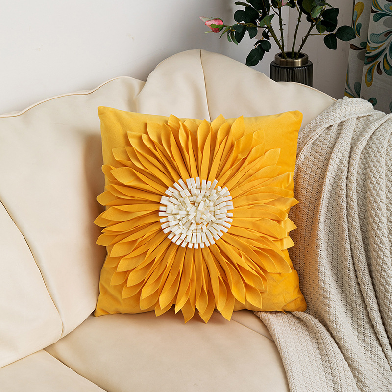Nuovo bellissimo cuscino per divano con toppa a forma di fiore grande tridimensionale ricamato modello di decorazione per la casa federa per cuscino da camera_voghion.com