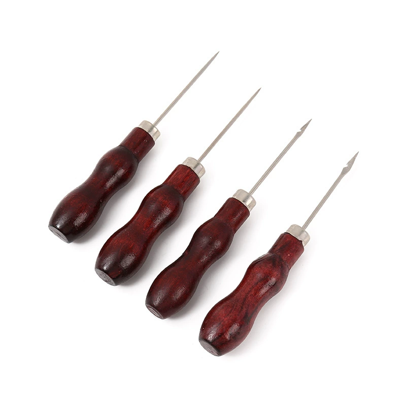 Фабрика прямых продаж двойная тыква красная деревянная ручка шило для ремонта обуви