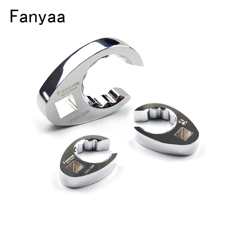 台湾Fanyaa梅花开口型油管扳手头3/8 1/2 3/4 扳手交换头10-50mm