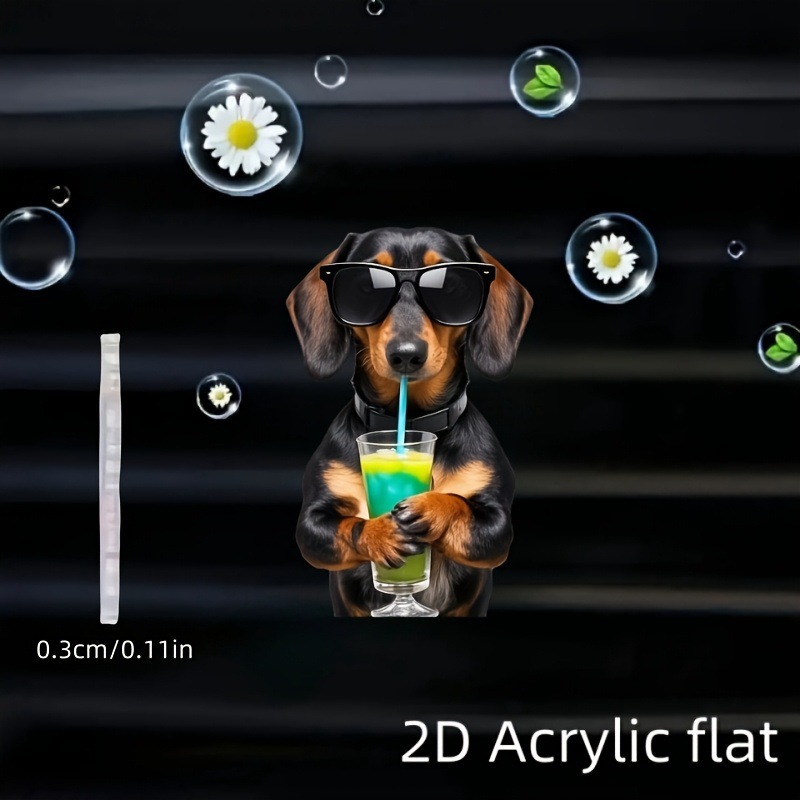 新款亚克力平面汽车车内空调出风口香薰装饰夹车载香水