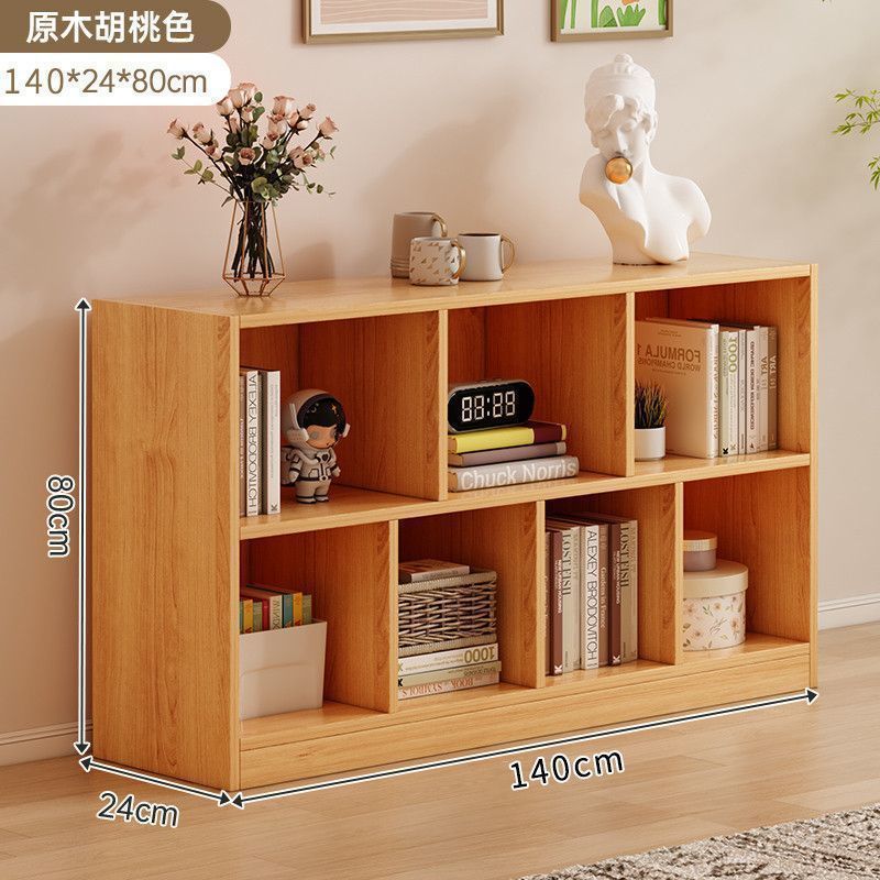 Стеллаж орех натуральный 80x24x60