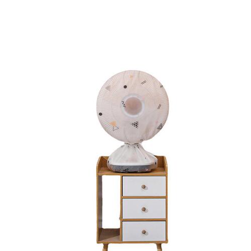 Creative printed three-dimensional fan dust cover floor-standing all-inclusive protective cover PEVA household desktop fan cover wholesale