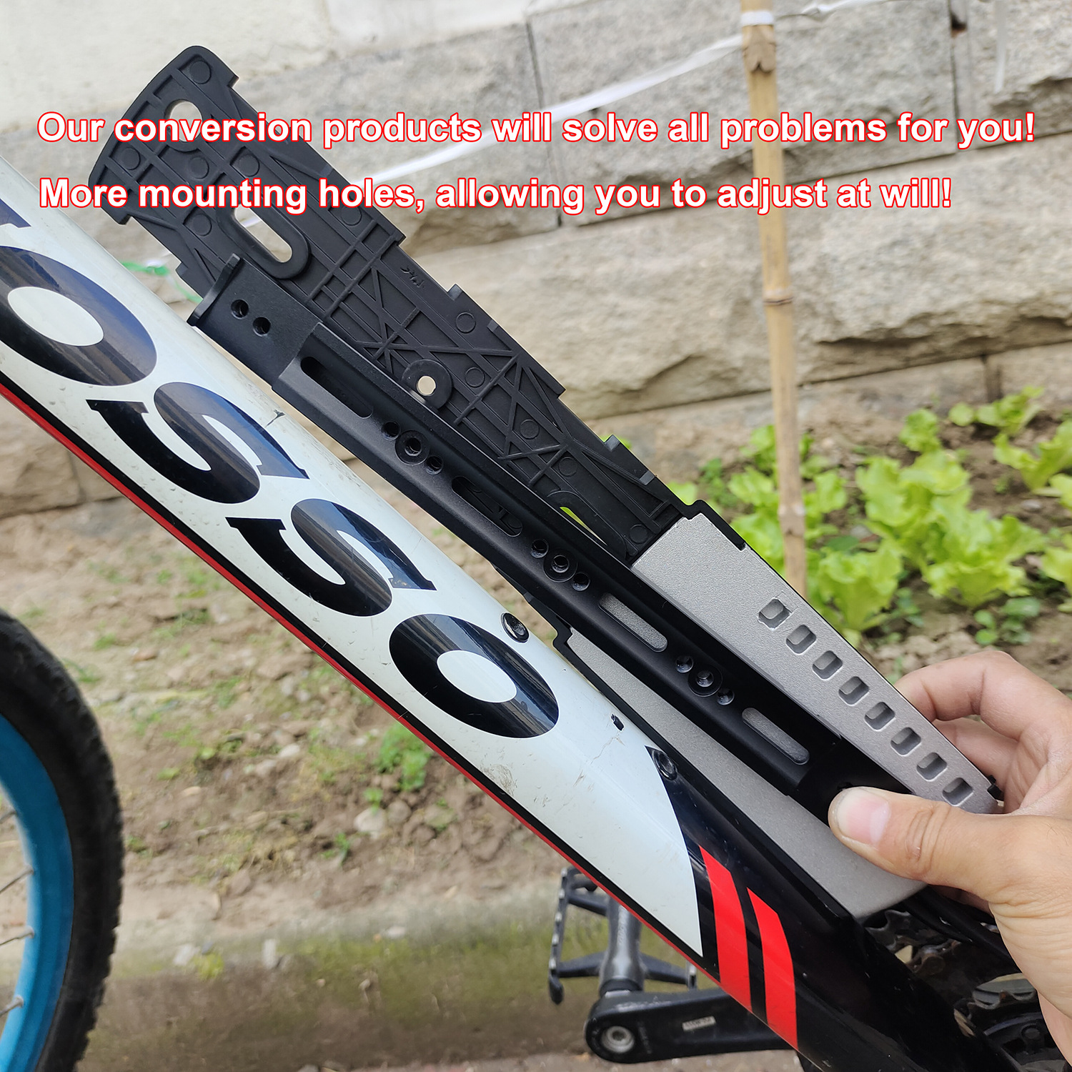 Electric Bicycle Lithium Battery Fixed Rail Sports Water Bottle Expansion Bracket with Hailong Parrot Tiger Shark