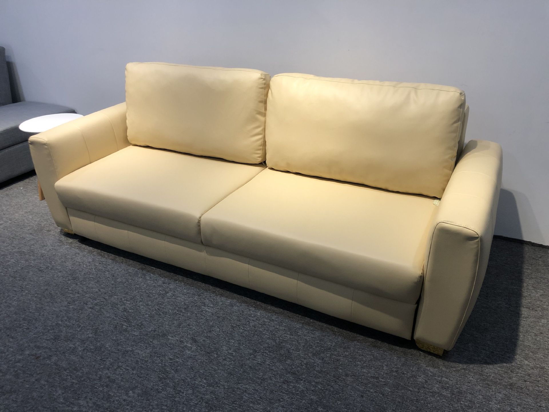 Sofá cama de tela moderna simple y multifuncional, estudio, oficina, pequeño hogar, doble, triple, almacenamiento, sofá cama