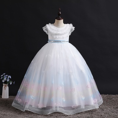 Foreign trade girl Order Dress skirt machining customized Contractor children Halloween show full dress