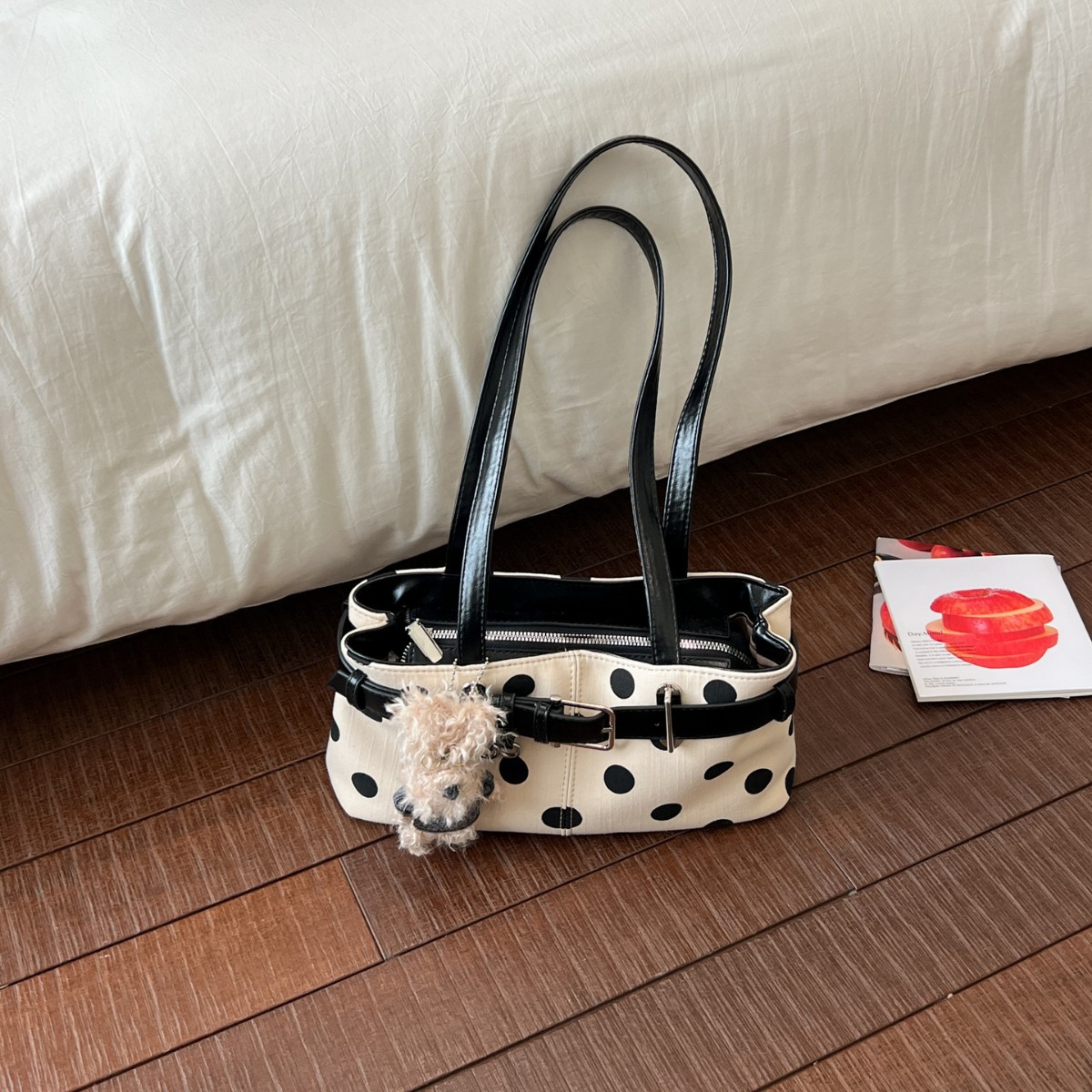Moda transfronteriza punto de onda brazo largo cinturón de hombro bolso de hombro de aire extranjero diario cinturón de aire extranjero decoración bolso de mano de viaje