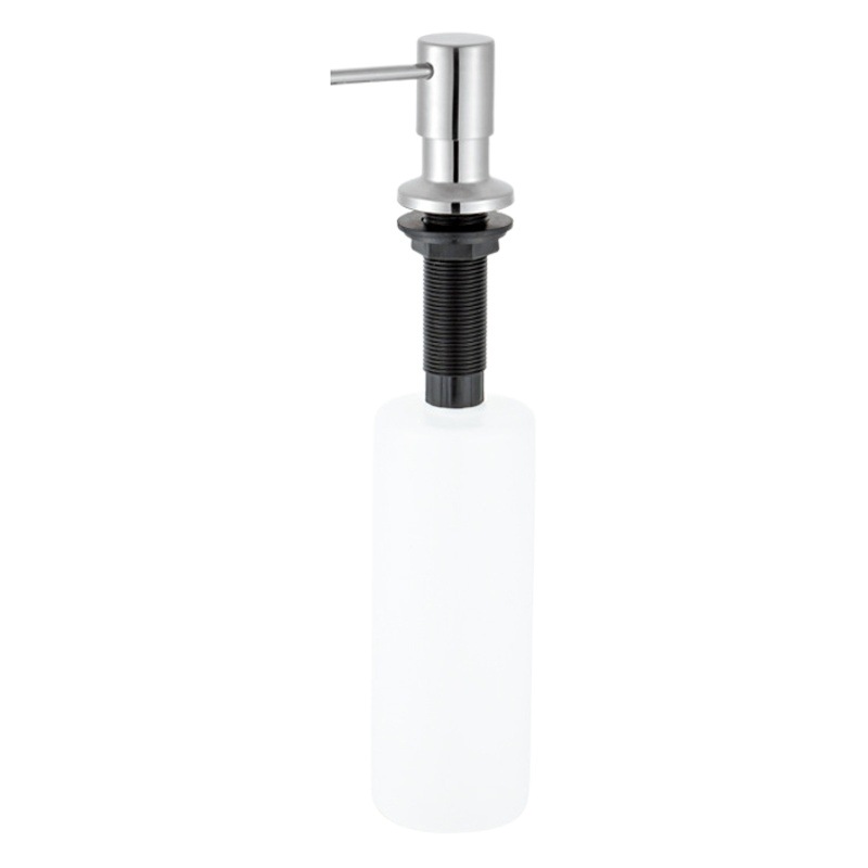 Long'an F25-2 Kitchen Manual Fregadero Dispensador de jabón Estilo simple a juego Cabeza de bomba de baño cepillado para el hogar Manual
