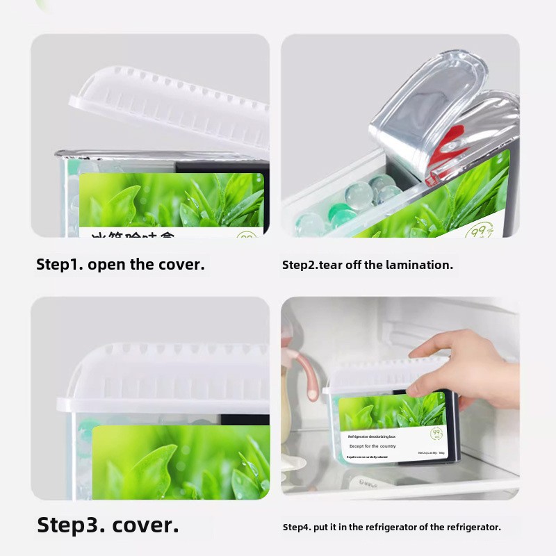 Refrigerator deodorizing agent deodorizing box removal of odor…